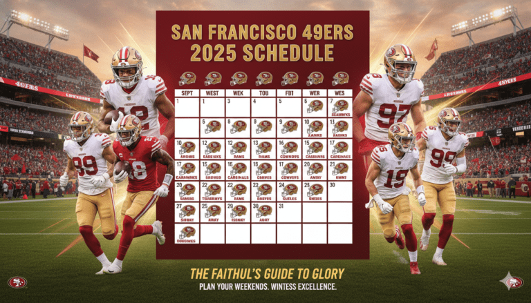 san francisco 49ers schedule 2025