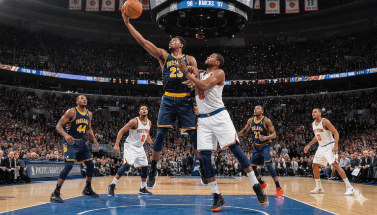 pacers vs knicks match player stats