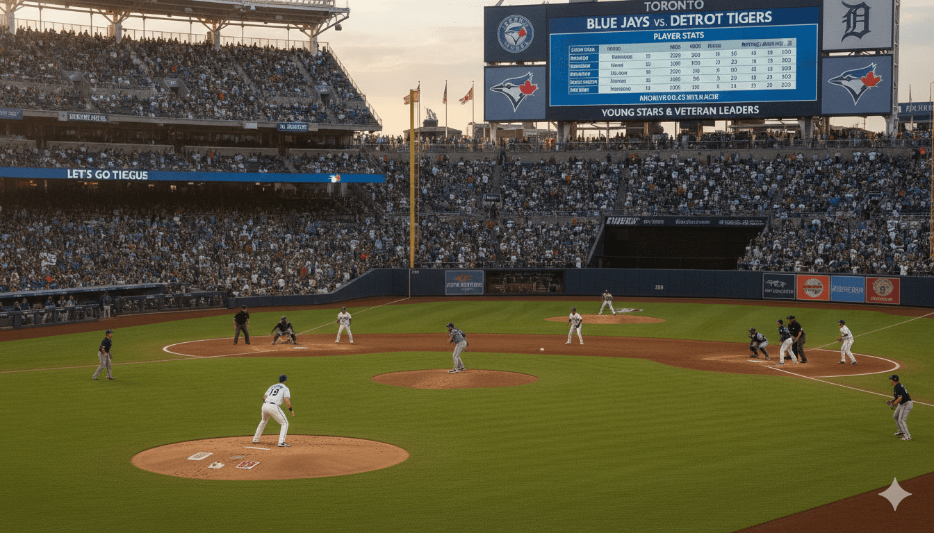 toronto blue jays vs detroit tigers match player stats